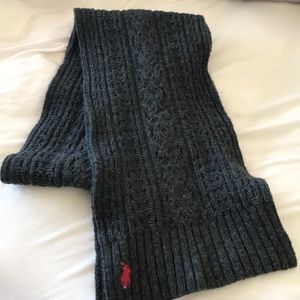 Men’s polo sweater scarf